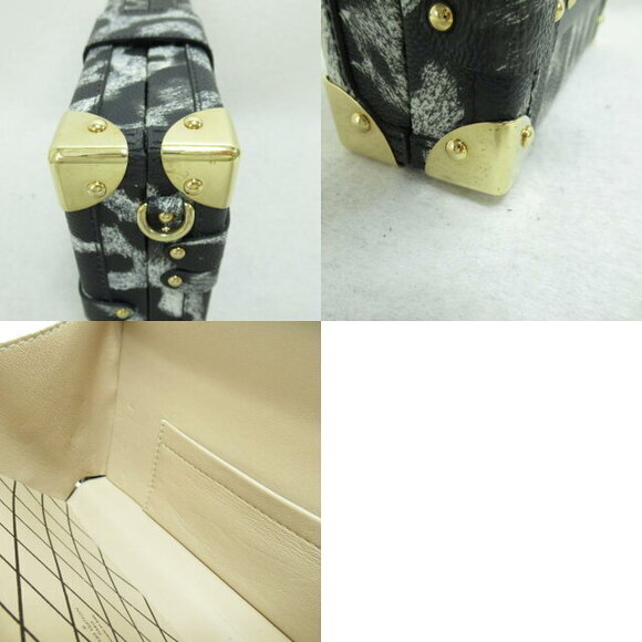 Louis Vuitton Malle Shoulder Bag Canvas Black White - Picture 10 of 10